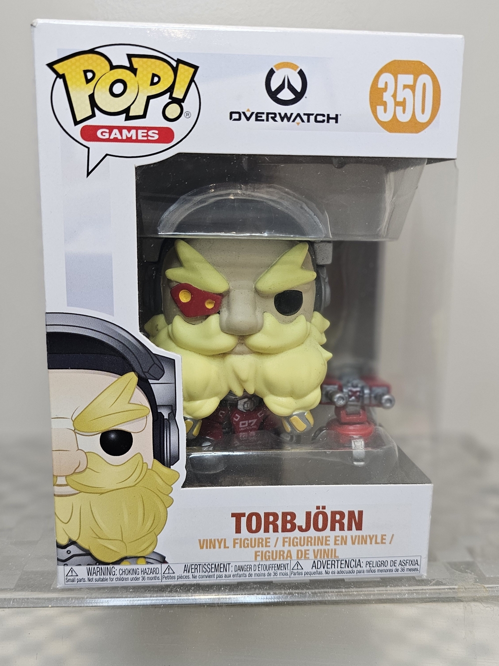 Funko POP! Games Overwatch Torbjörn #350 - Yellow Beard